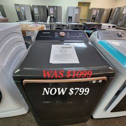 7.4 Cu. Ft. Electric Vented Dryer With Sensor Dry In Brushed Blk