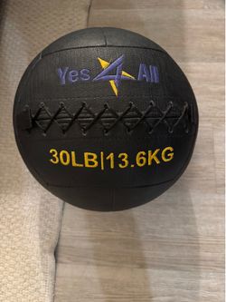 Yes4All 30 lb Wall Ball / Slam Ball – 30lbs