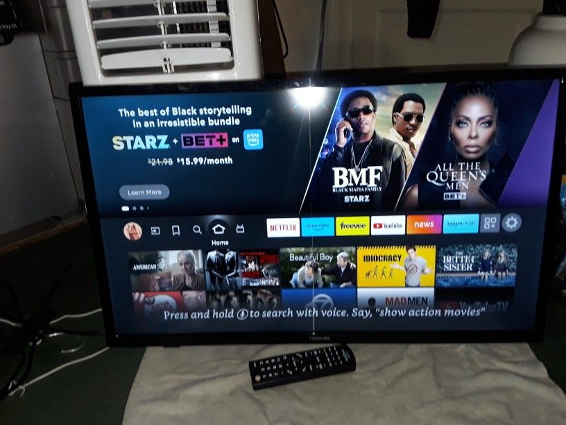 TOSHIBA Smart Fire TV 32" Inch Class V35 Series Voice Remote  With Alexa  Model: 32LF221U21 Remote Control Included 