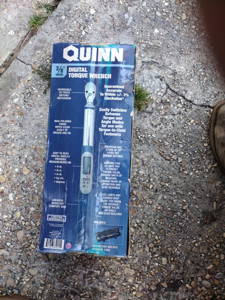 Quinn 3/8 Drive Digital Torque Wrench$159