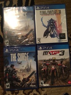 Sony PS4 Games- Brand New Sealed