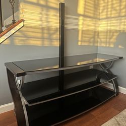 Glass TV stand 