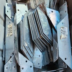 Hurricane ties and pipes bulk or per piece