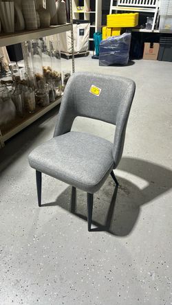 8 gray dining chairs