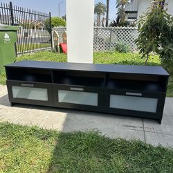 Black ikea tv stand / tv console