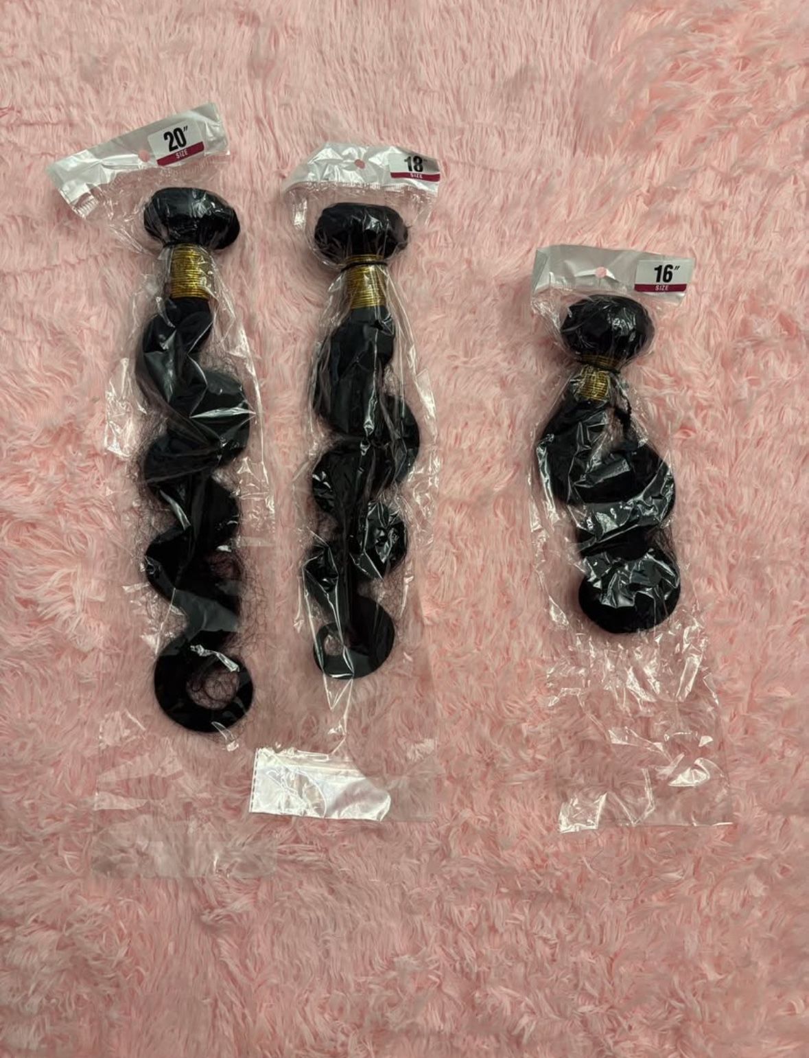 Human Hair Bundles 16”-22”