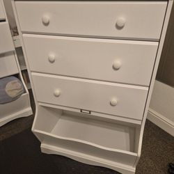 Dresser With 3 Drawers And Storage Bin.. 2 Available 