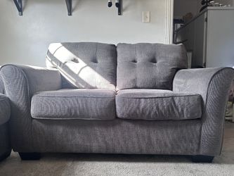 Corduroy Gray Couch