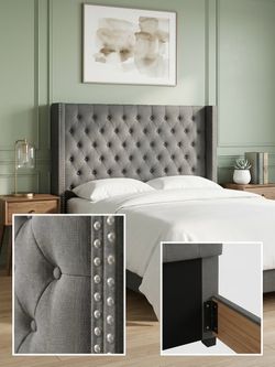 Nailhead, Queen Headboard - $95