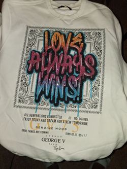 Avenue George V Paris Graphic Crewneck Sweatshirt