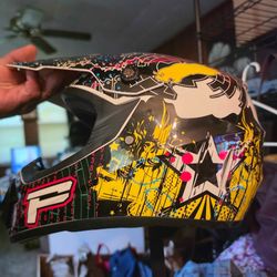 Colorful Motorcycle Helmet