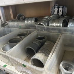 LOT* Metal Conduit Electrical Fitting / Adapters / Lock Nuts Rings / Couplings 