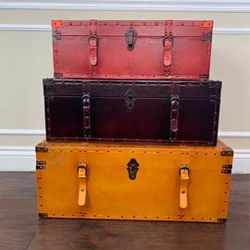 3 storage chests/trunks for sale