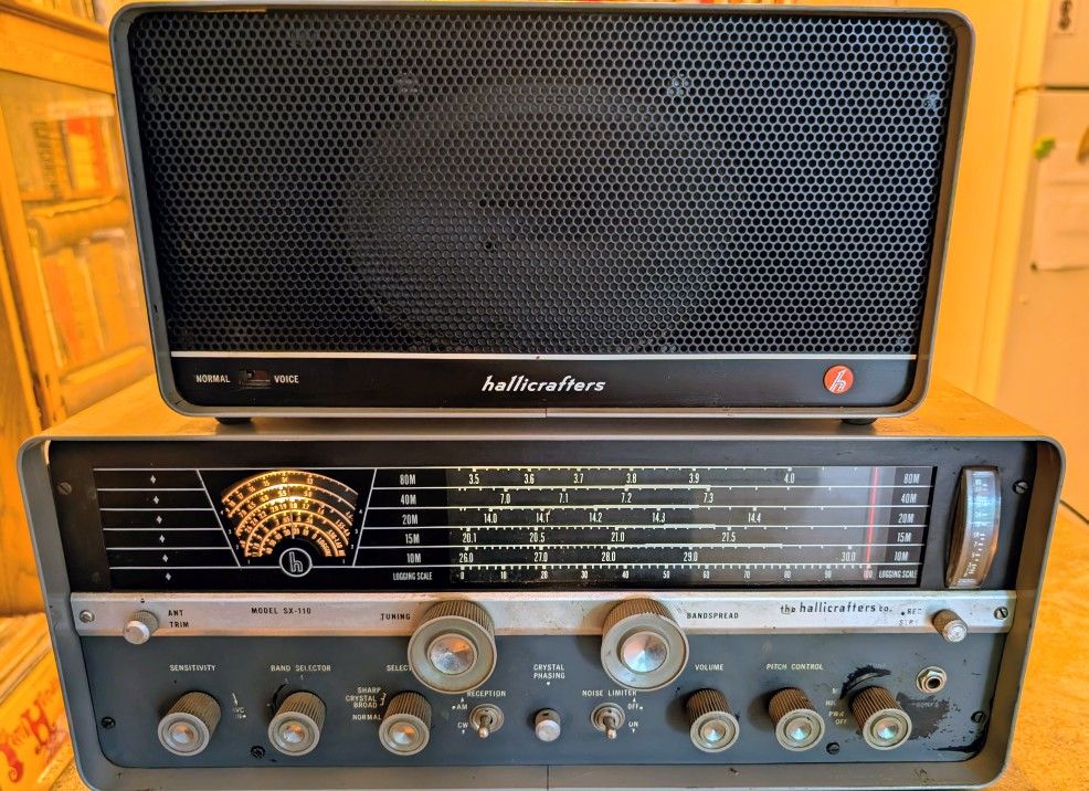 1960s Hallicrafters SX-110 Tube  Ham/Amateur Radio Receiver 