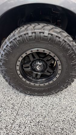 TWO Left! 2 Nitto Trail Grappler 35x12.5 Tires and Fuel Anza 18” Wheels 6x135 mm Bolt Pattern