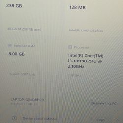 Lenovo IdeaPad 3 Touchscreen Laptop Computer 15.6 Inch Screen