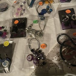 Epoxy stardust resin jewelry $10 each