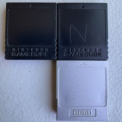 Nintendo GameCube Memory Cards. $15 Each