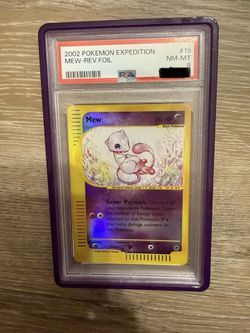 Pokémon Expedition Base Set Mew Reverse Holo 55/165 PSA 8 Rare 2002 POP:167