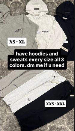 ESSENTIALS HOODIES AND SWEATS ALL SIZES BRAND NEW