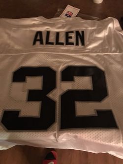 Marcus Allen 3x and Peter Warrick xl jerseys