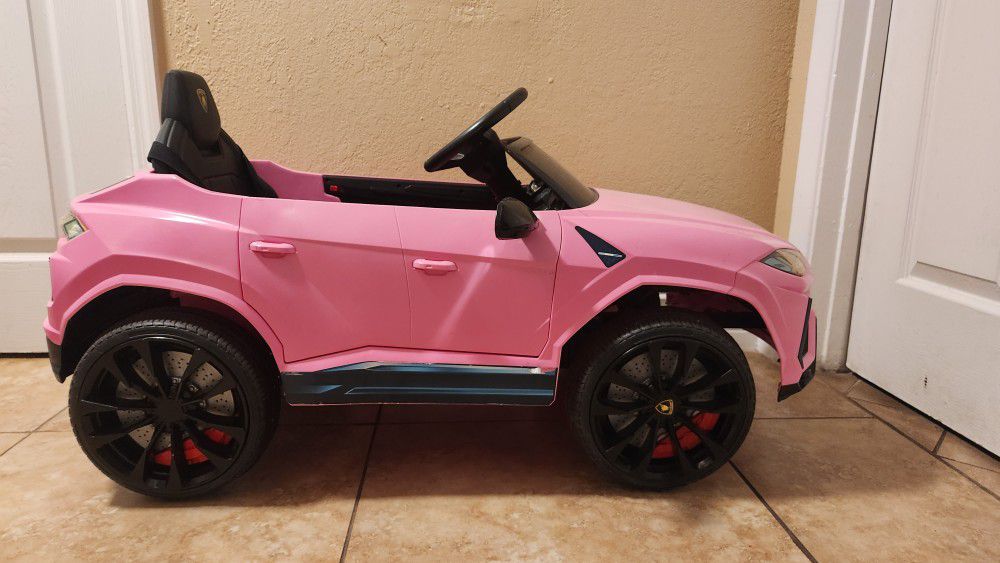 Pink Lamborghini Toy Car For Toddler