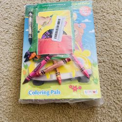 5 Coloring Books And Pack Of Crayons 