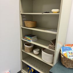 Beige Filing Cabinet/ bookshelf FREE