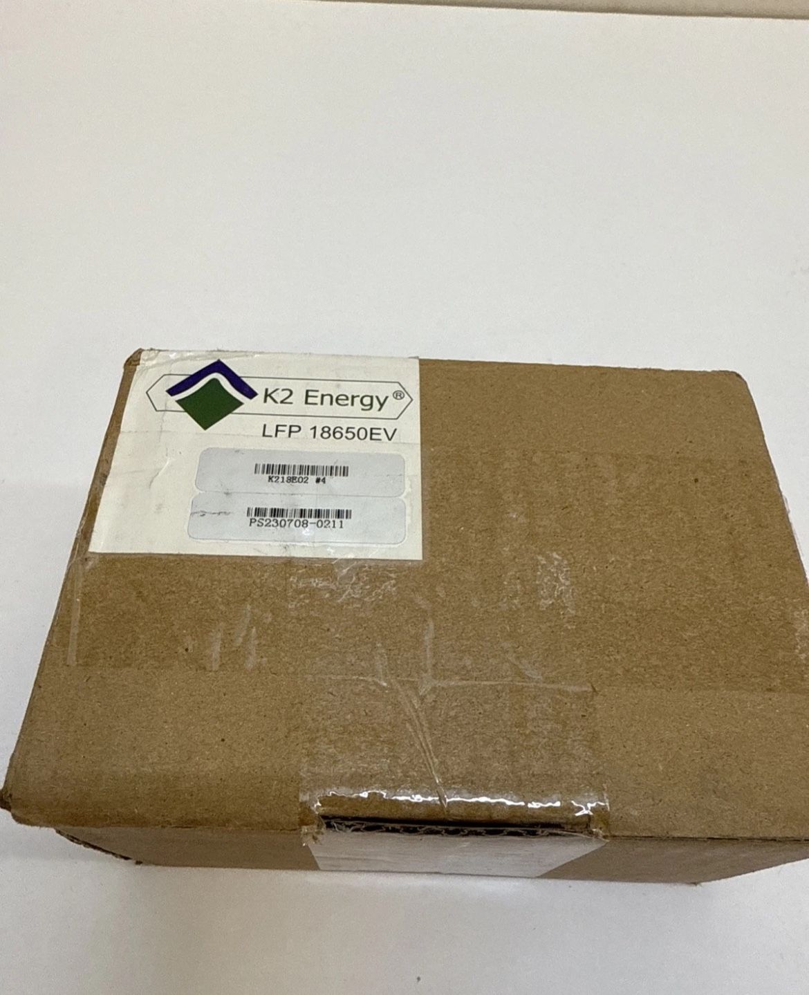 K2 Energy LFP 18650EV Rechargeable 3.2V 1.5Ah Batteries Qty 24