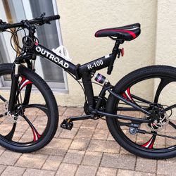OUTROAD R-100 Folding Mountain Bike – Like New