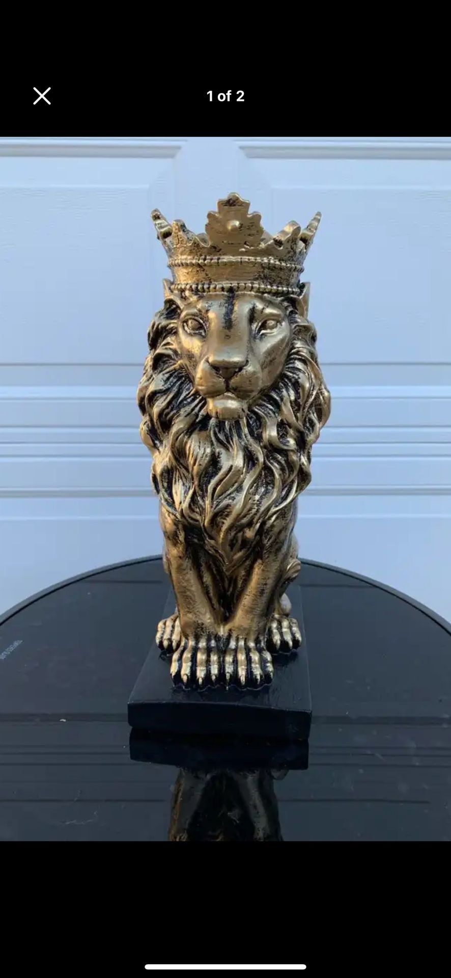 The Crown lion statue
