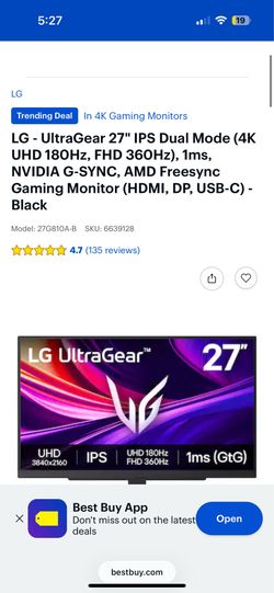 Gaming monitor