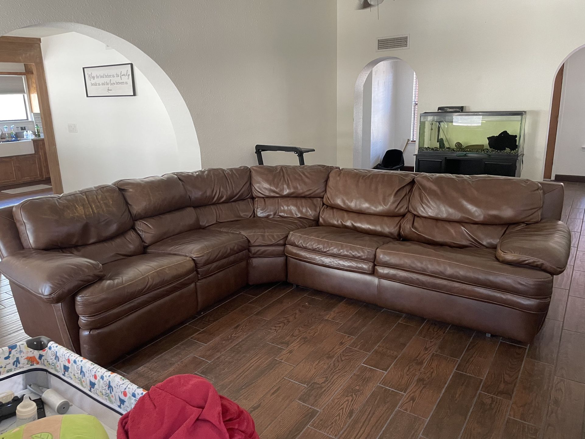 Leather Sectional Couch Sleeper