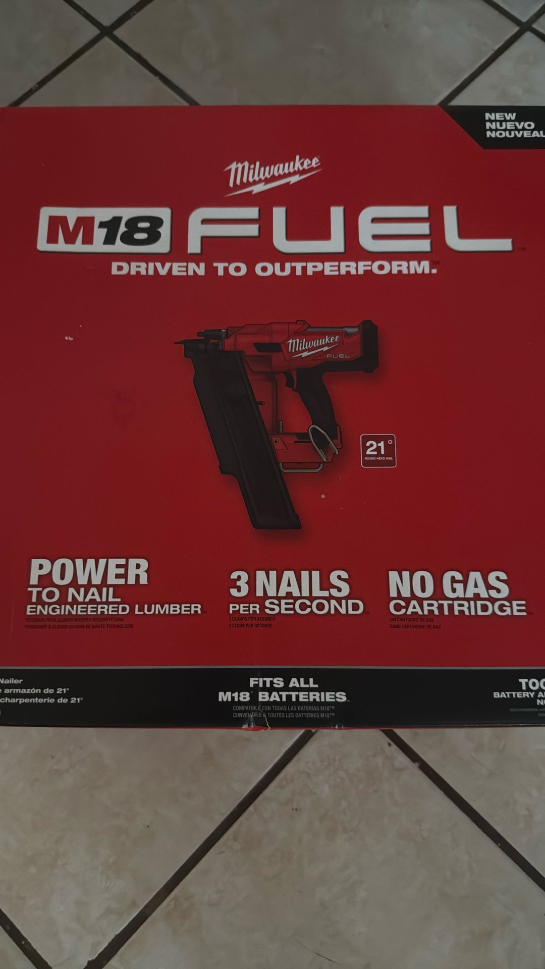 Brand New! M18 FUEL 3-1/2 in. 18-Volt 21-Degree Lithium-Ion Brushless Cordless Framing Nailer (Tool-Only