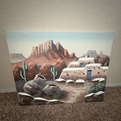 Vintage Pueblo 3D Painting