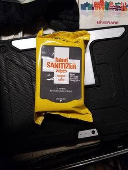 Hand Sanitizer Wipes Coconut Lemon Scent