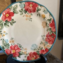 Pioneer Woman Vintage Floral Dinner Plates 8