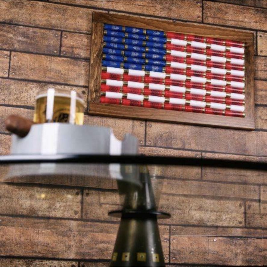 12 Gauge American Flag Wall Art  50x30”