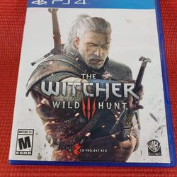 Witcher Wild lll Hunt PS4 Game