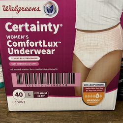 NEW Women’s Incontinence Underwear – Max Absorbency (Size L)