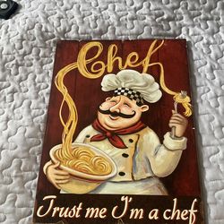 Picture frame for kitchen