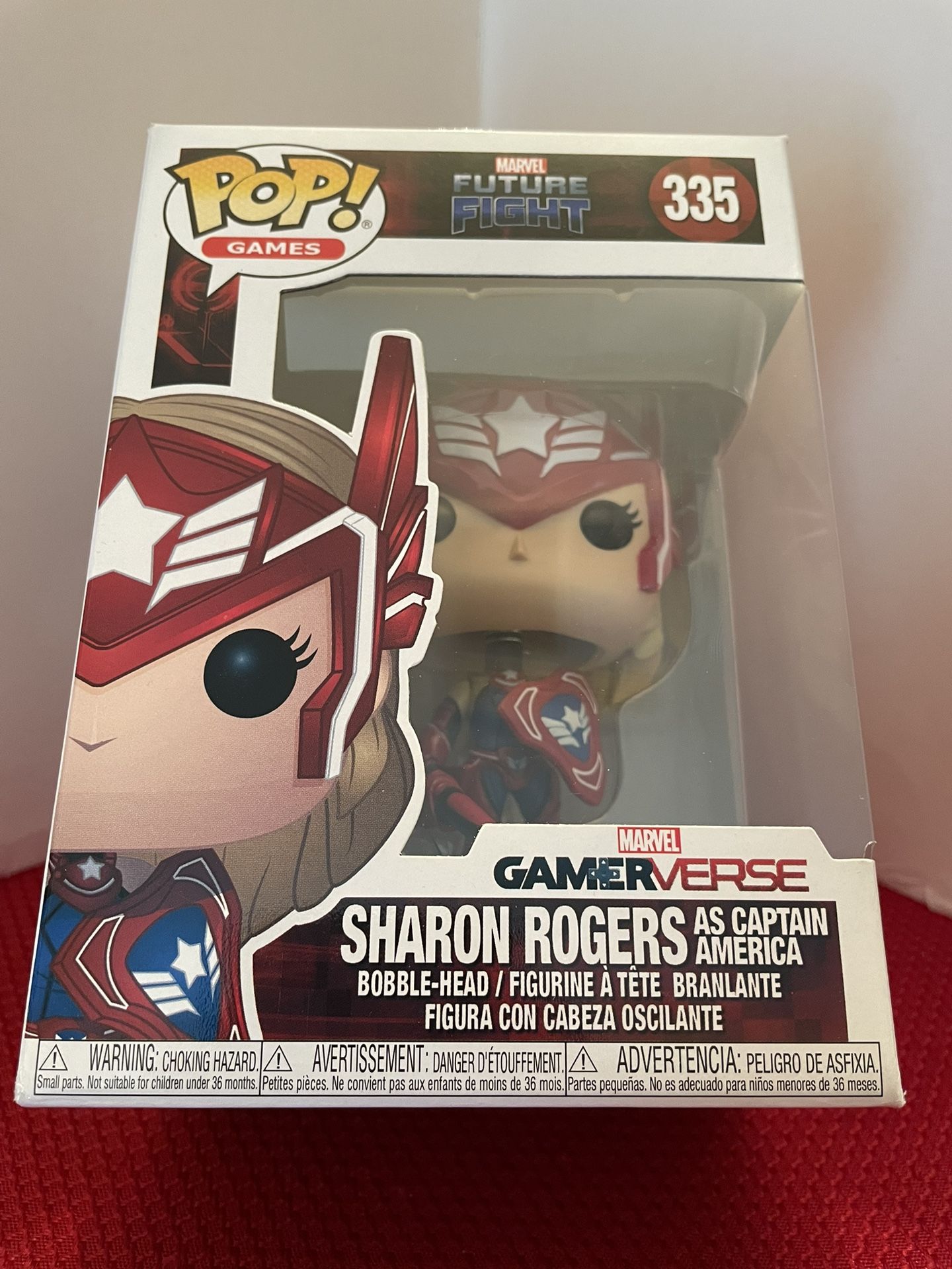 Funko Pop Marvel Sharon Rogers Captain America Gamer-verse Future Fight