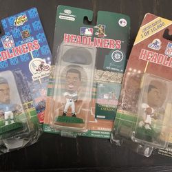 3 Headliners  Collectables and 1 Ricky Waters Figure