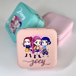 K Pop Demon Hunters | Huntrix Girls Personalized Jewelry Box