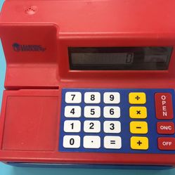 Pretend Play Cash Register With Play Money