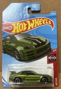 Hot Wheels  Nissan Skyline GT-(BNR34) Super Treasure Hunt