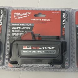Milwaukee M18 18-Volt Lithium-Ion High Output Battery Pack 6.0Ah(3)
