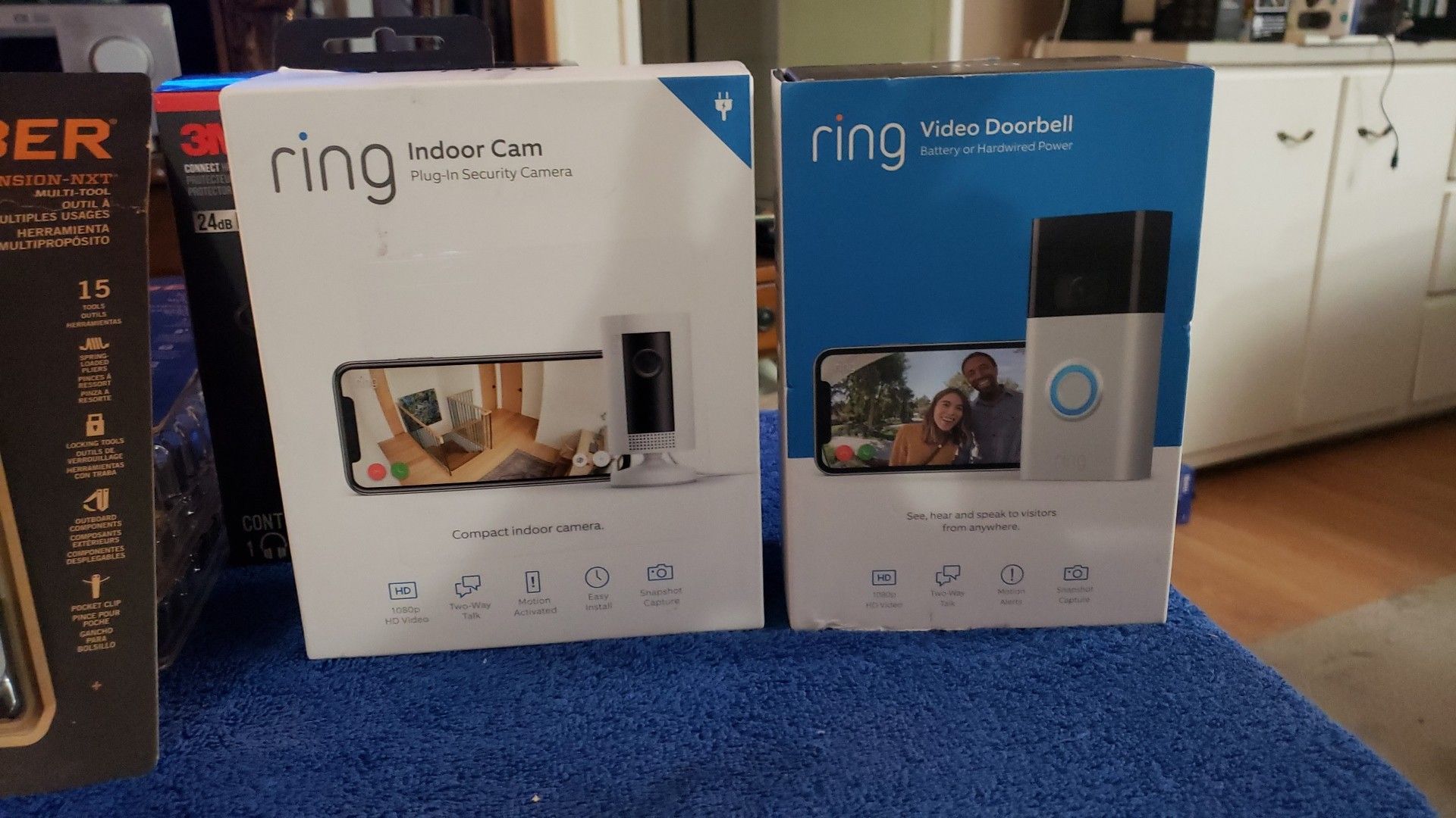RING Video Doorbell Battery or Hardwired Security Cameras!
