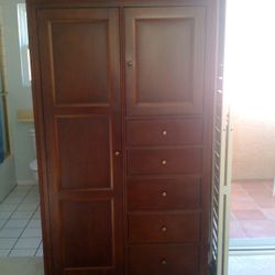 Cherrywood Armoire / XL Dresser - Macy’s