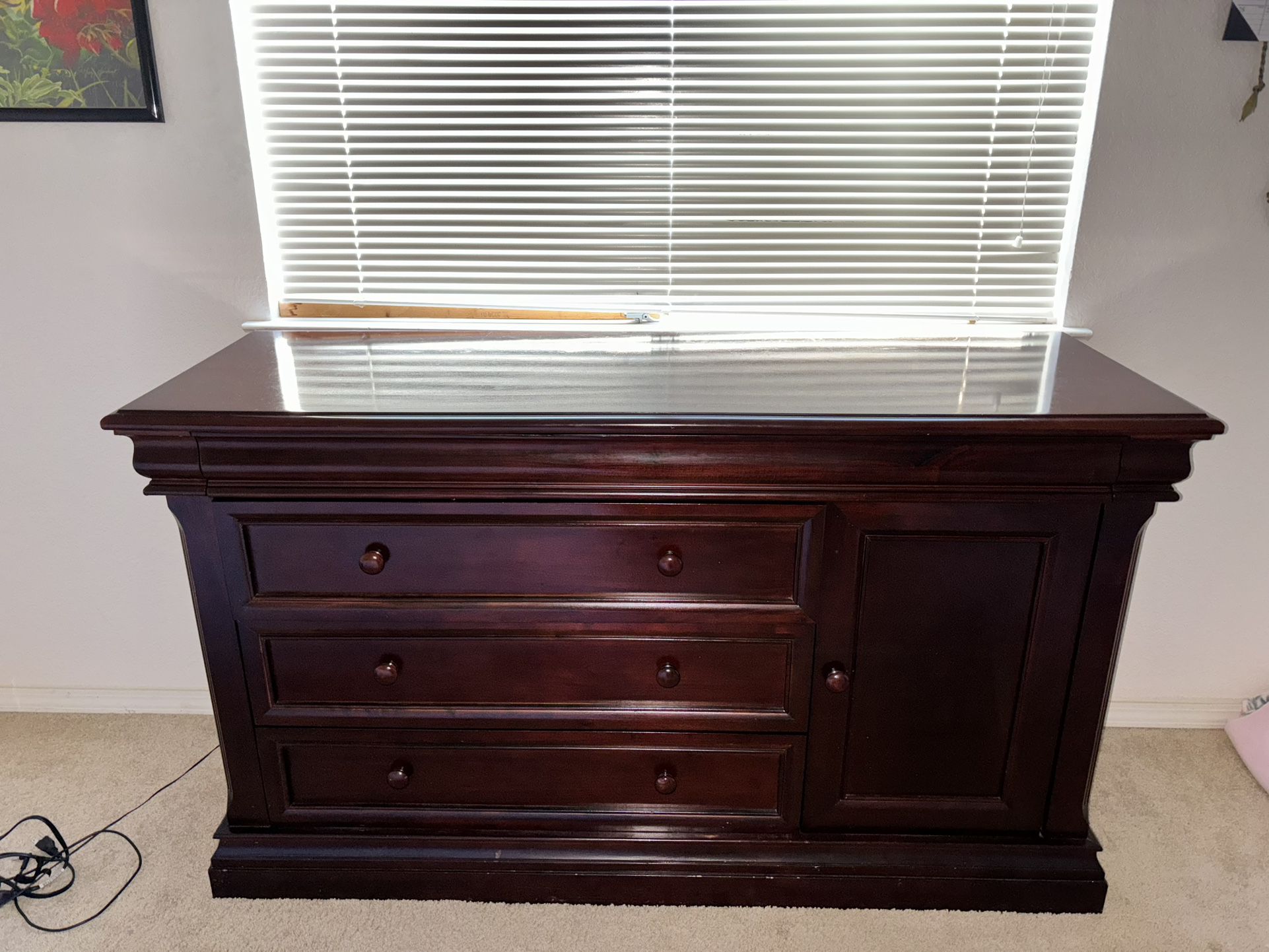 Cherry Wood Dresser $200OBO